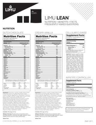 Limu Lean - calories, carbs, nutrition