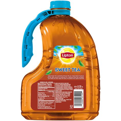 Lipton Brewed Iced Tea, Sweetened - calories, carbs, nutrition