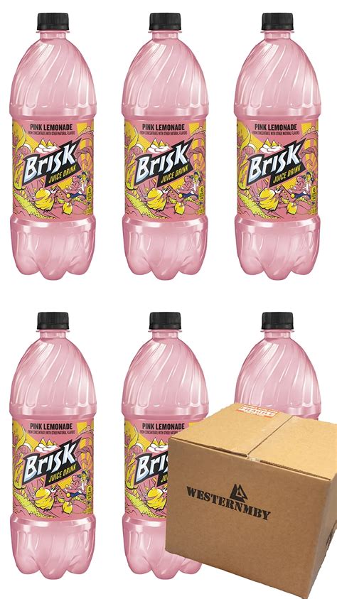 Lipton Brisk Lemonade, Bottle, 20oz - calories, carbs, nutrition