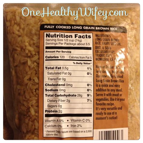 Long Grain Brown Rice - calories, carbs, nutrition