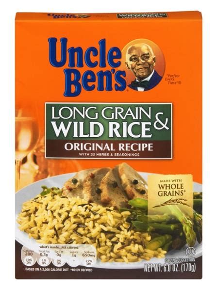 Long Grain & Wild Rice (Original Recipe) - calories, carbs, nutrition