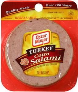 LOUIS RICH, Turkey Salami - calories, carbs, nutrition