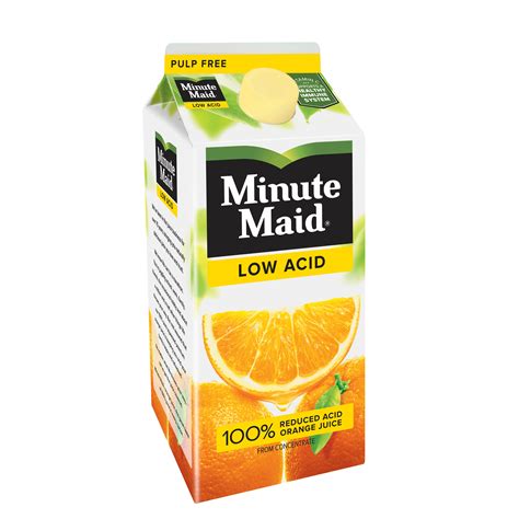 Low Acid Orange Juice - calories, carbs, nutrition