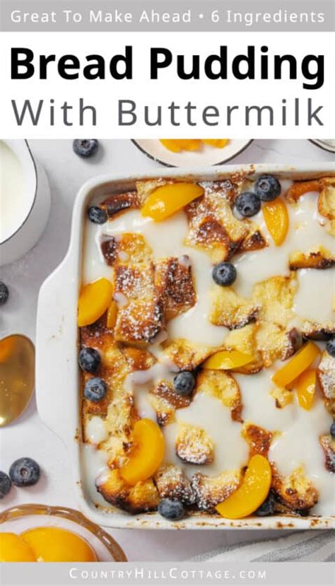 Low-Fat Buttermilk Bread Pudding with Strawberry Sauce - calories, carbs, nutrition