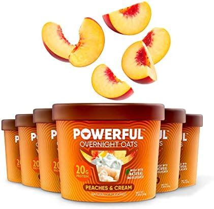 Low Sugar Peaches & Cream Oatmeal - calories, carbs, nutrition