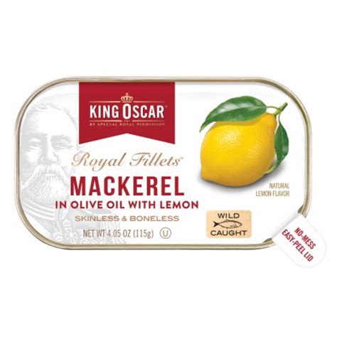 Mackerel Fillets in Olive Oil - calories, carbs, nutrition