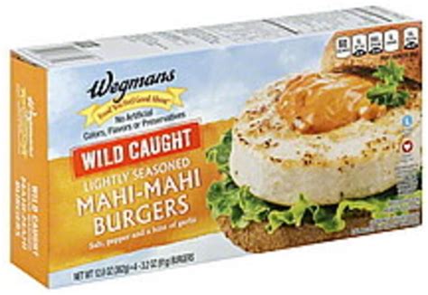 Mahi Mahi Burgers - calories, carbs, nutrition