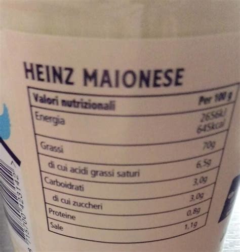 Maionese 2 - calories, carbs, nutrition