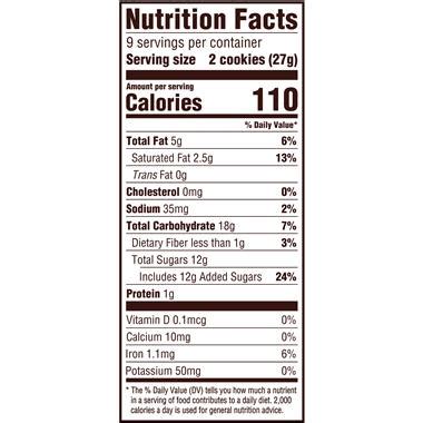 Mallomars - calories, carbs, nutrition