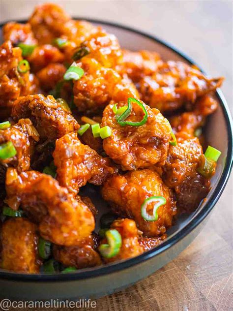 Manchurian Style Cauliflower - calories, carbs, nutrition