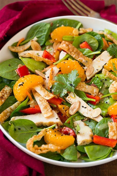 Mandarin Chicken Hand Tossed Salad - calories, carbs, nutrition