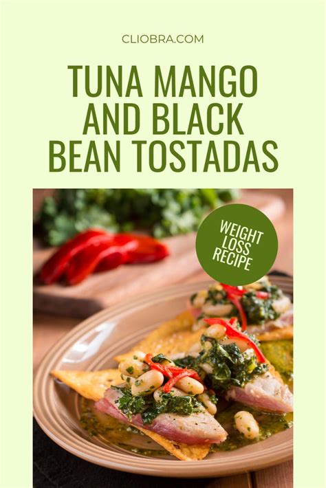 Mango Black Bean Tostada - calories, carbs, nutrition