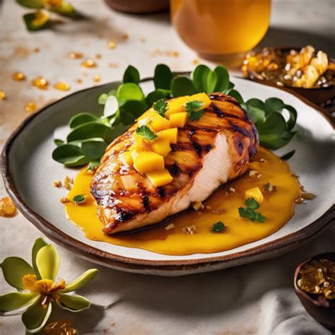 Mango Glazed Chicken - 1/4 chicken - calories, carbs, nutrition