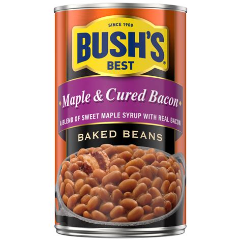 Maple Baked Beans w/Apple & Bacon - calories, carbs, nutrition