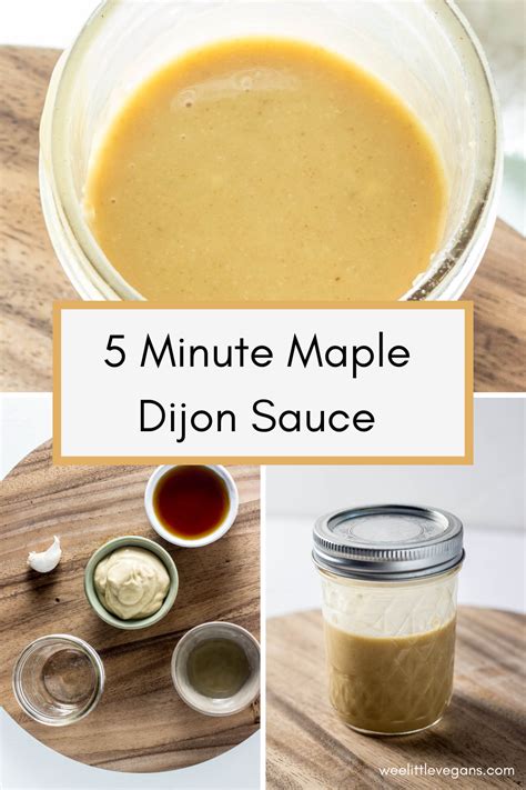 Maple Dijon Sauce - calories, carbs, nutrition