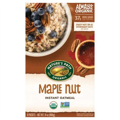 Maple Nut Instant Oatmeal - calories, carbs, nutrition