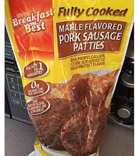 Maple Pork Breakfast Sausage - calories, carbs, nutrition