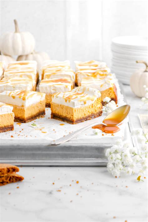 Maple Pumpkin Cheesecake Bars - calories, carbs, nutrition