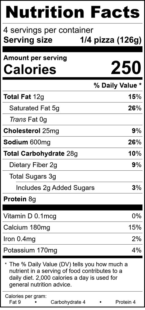 Margarita Pizza - calories, carbs, nutrition