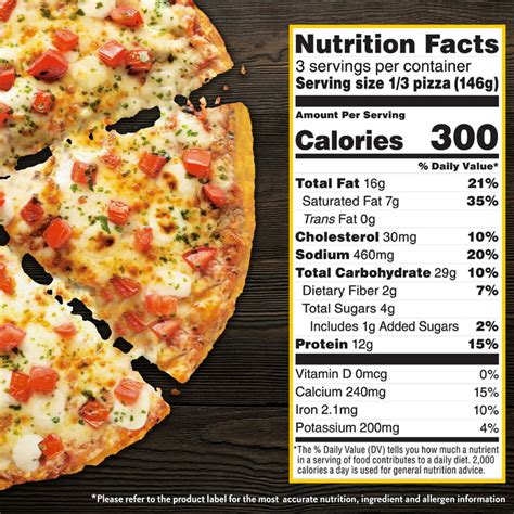 Margherita Pizza 2 - calories, carbs, nutrition