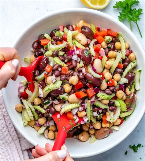 Marinated Bean Salad - calories, carbs, nutrition