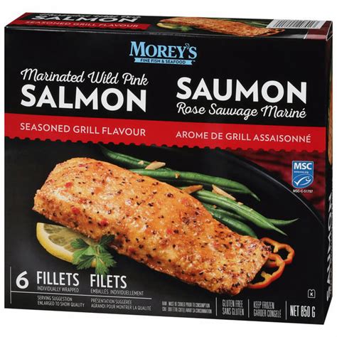 Marinated Salmon with Grill Flavor - calories, carbs, nutrition