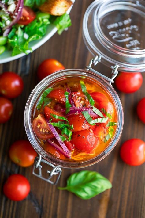 Marinated Tomatoes - calories, carbs, nutrition