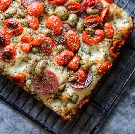 Market Deli Salami & Tomato Focaccia with Wholegrain Mustard - calories, carbs, nutrition