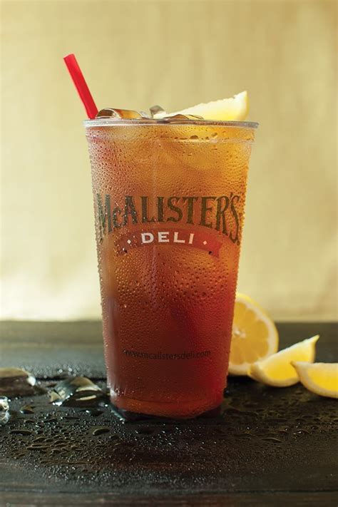 Mcalisters Sweet Tea - calories, carbs, nutrition