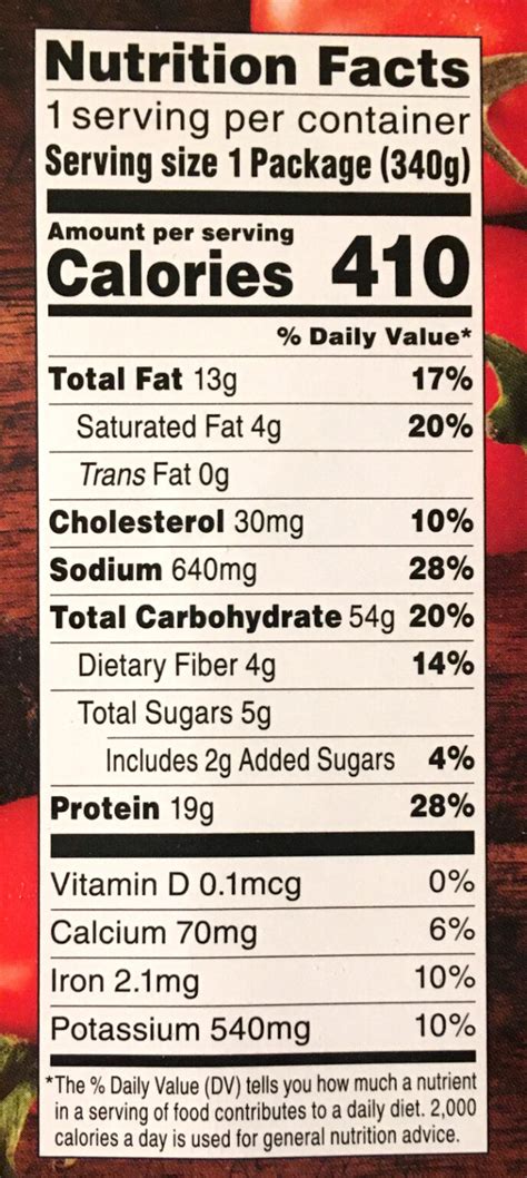 Meat Sauce - calories, carbs, nutrition