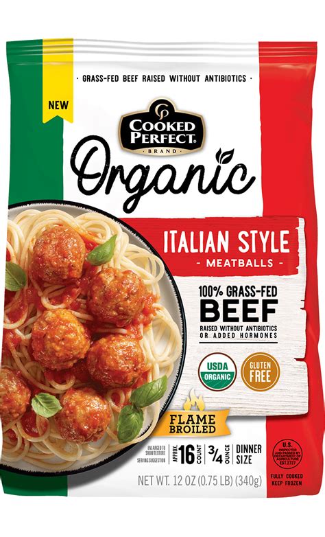 Meatballs Natural Beef Mushroom 3 EA - calories, carbs, nutrition