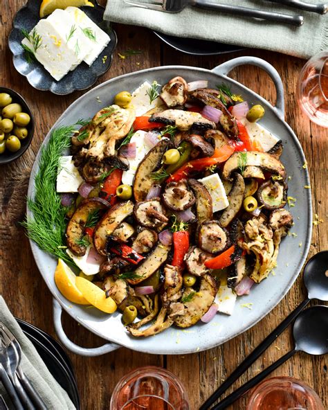 Mediteranean Salad & Mushroom Sword - calories, carbs, nutrition