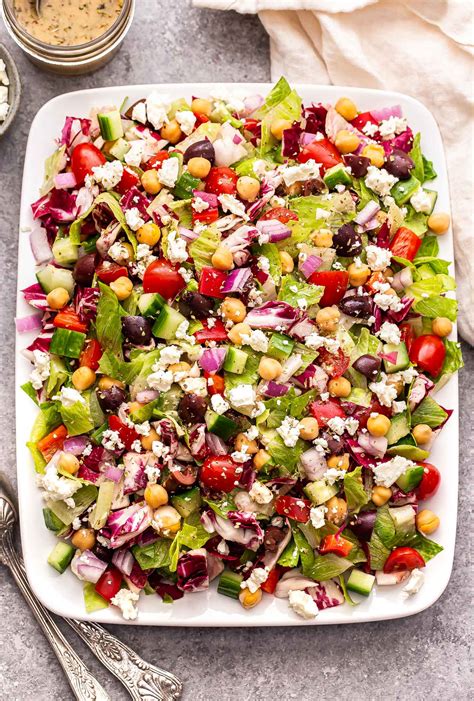 Mediterranean Chopped Salad - calories, carbs, nutrition