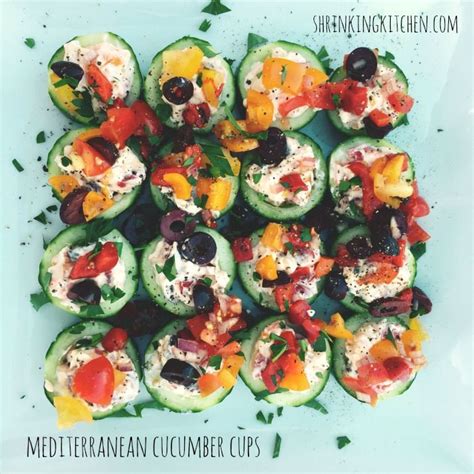 Mediterranean Cucumber Cup - calories, carbs, nutrition