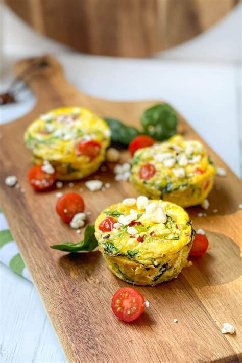 Mediterranean Egg Muffins - calories, carbs, nutrition