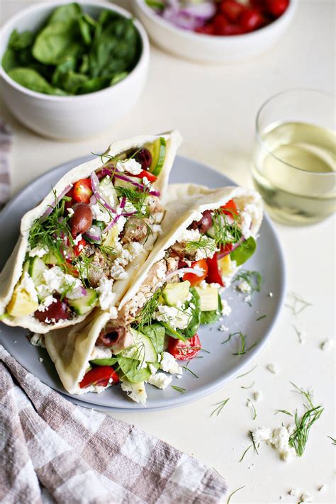 Mediterranean Grilled Chicken Pita - calories, carbs, nutrition