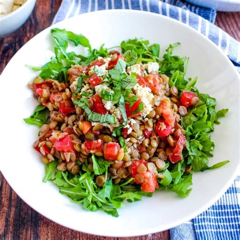 Mediterranean Lentil Salad - calories, carbs, nutrition