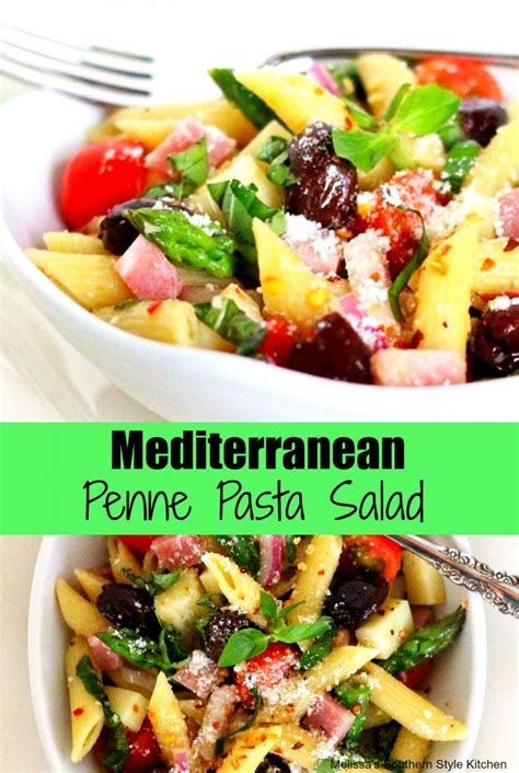 Mediterranean Penne Pasta Salad - calories, carbs, nutrition