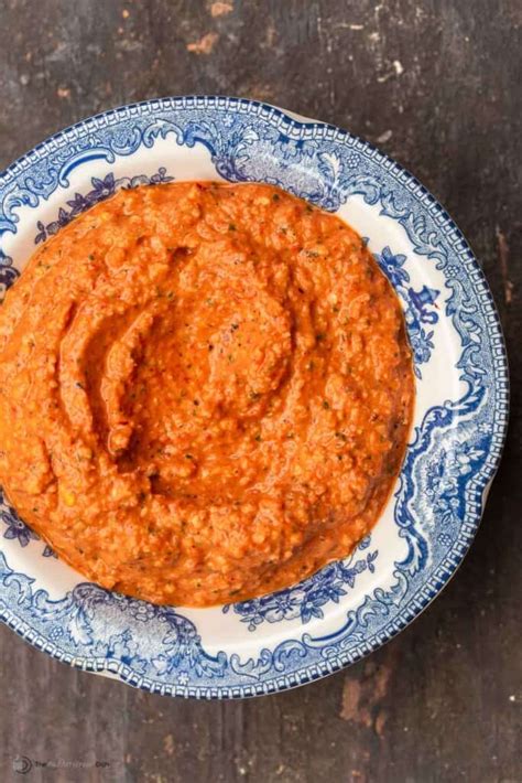 Mediterranean Pollock & Romesco Sauce - calories, carbs, nutrition