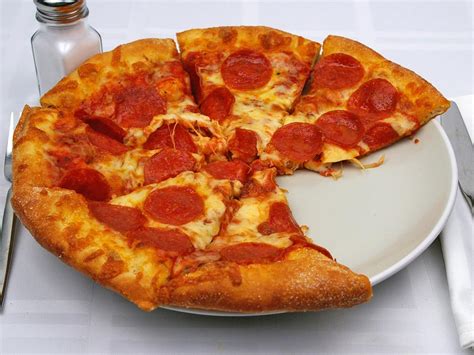 Medium 12" Pepperoni Pizza - calories, carbs, nutrition