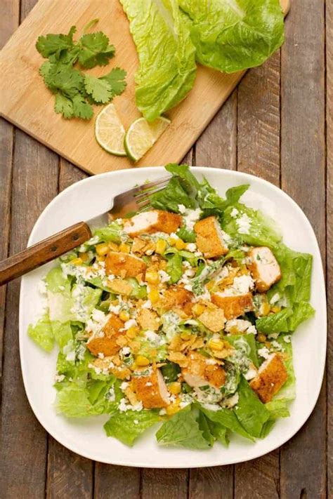 Mexican Chicken Caesar Salad - calories, carbs, nutrition