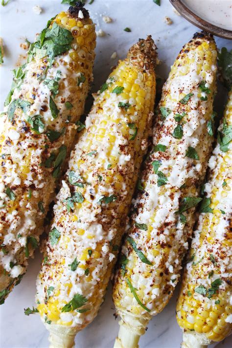 Mexican Grilled Corn on the Cob - calories, carbs, nutrition