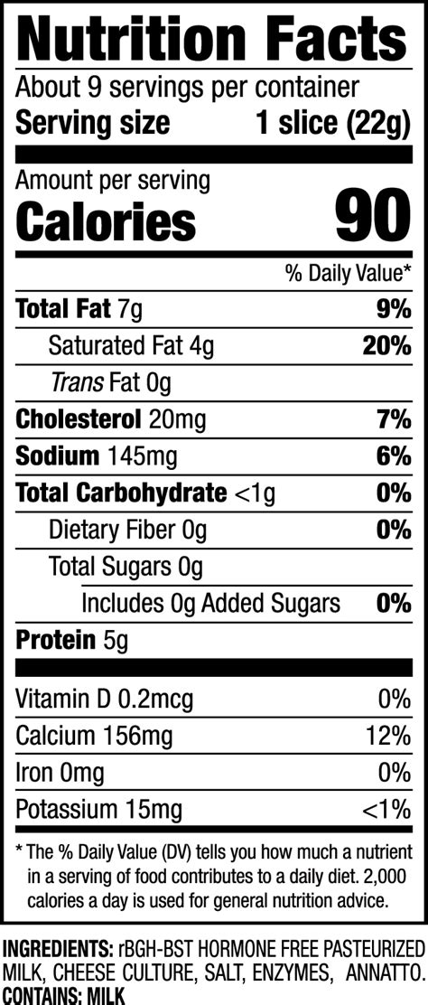 Mild - calories, carbs, nutrition