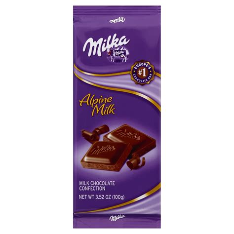 Milk Chocolate Confection - Alpine Milk - calories, carbs, nutrition