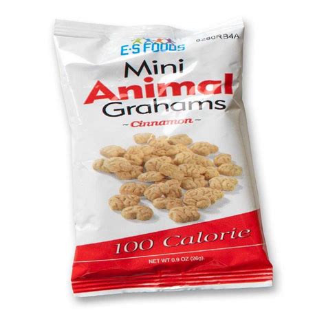 Mini Animal Grahams - calories, carbs, nutrition