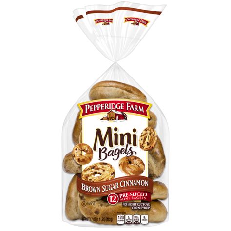 Mini Bagels Brown Sugar Cinnamon - calories, carbs, nutrition