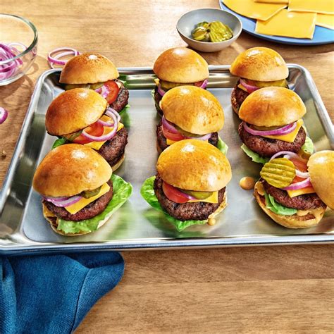 Mini Burger Sliders - calories, carbs, nutrition