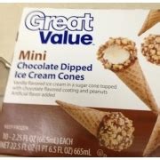 Mini Chocolate Dipped Ice Cream Cone - calories, carbs, nutrition