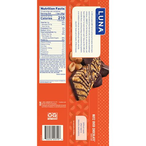 Mini Nutz over Chocolate Bar - calories, carbs, nutrition