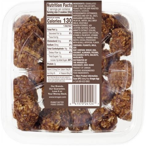 Mini Peanut Butter Fudge no Bake - calories, carbs, nutrition